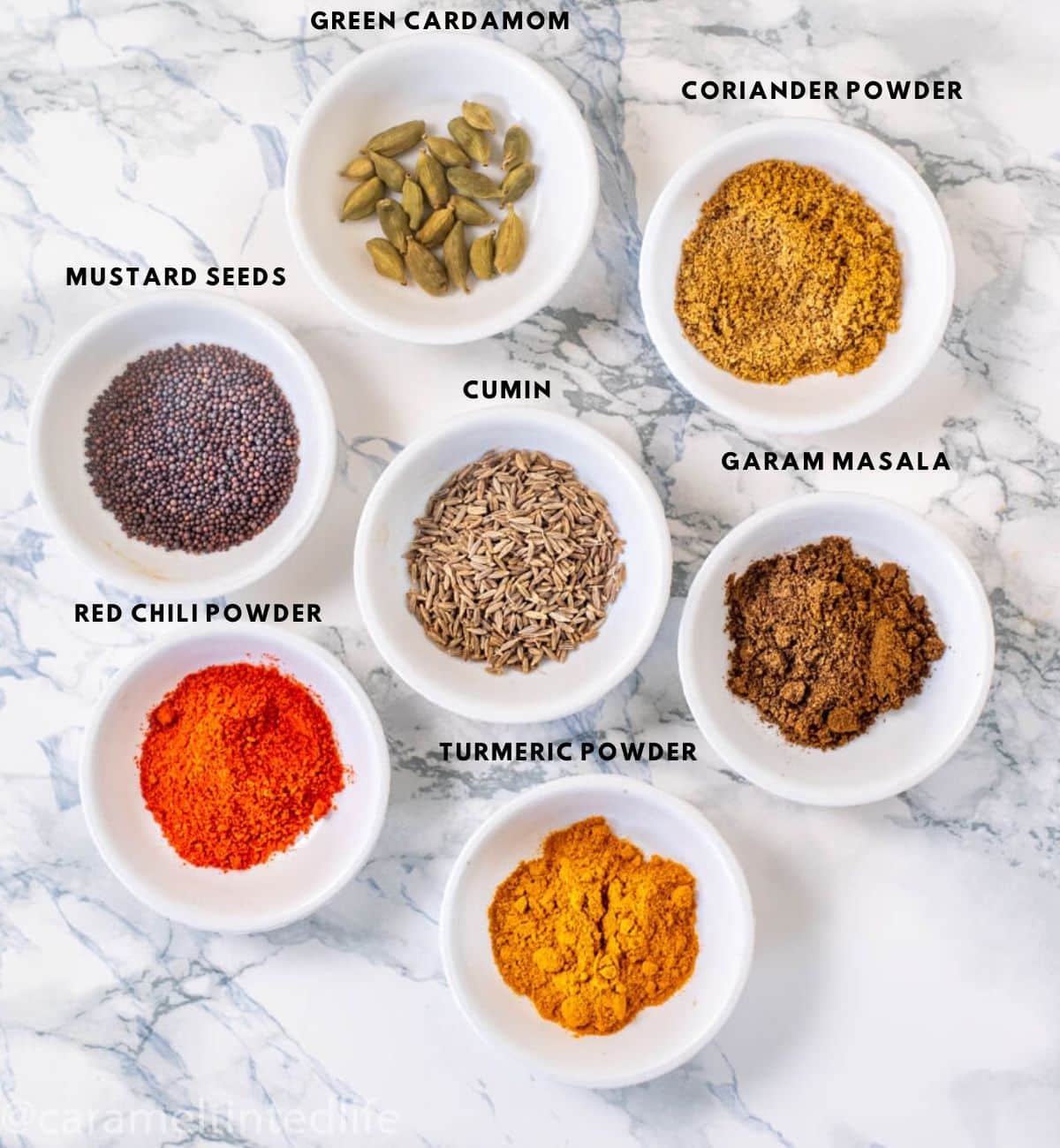 Colourful Indian spices