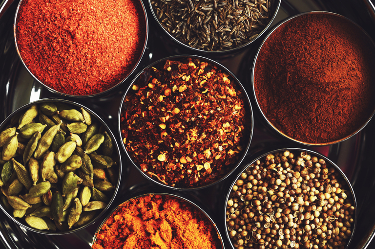 Colourful Indian spices
